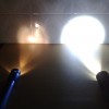 LED Lenser Hokus Focus vs Mini MagLite - unfokussiert